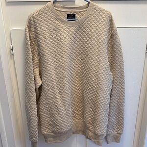 Men’s JCrew quilted sweatshirt XL